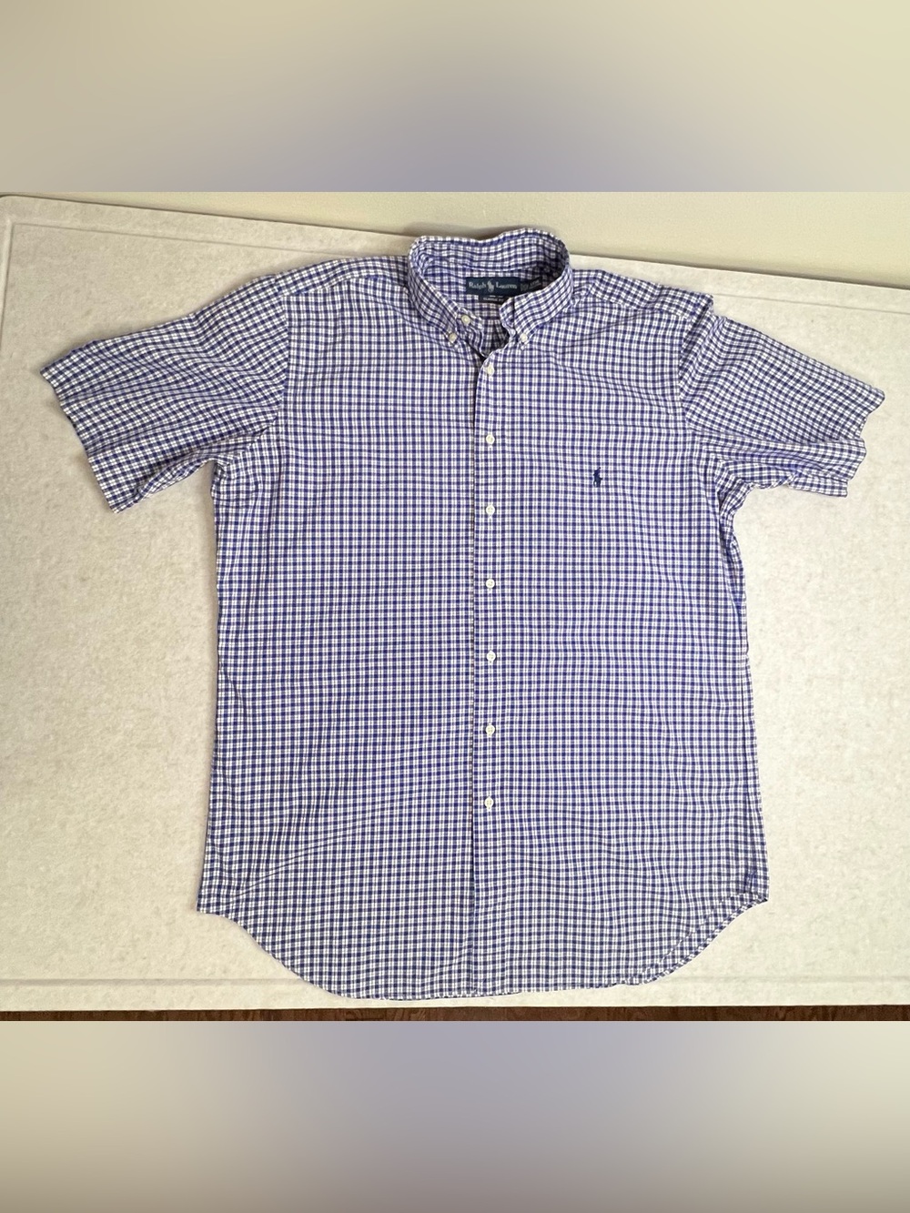 Polo Ralph Lauren Gingham Short Sleeve Button Down LT / TG Classic Fit